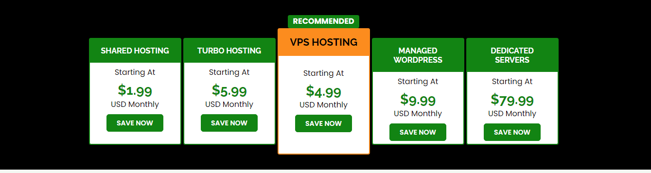 Hostings and Pricing